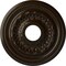 Ekena Millwork Galway Ceiling Medallion (Fits Canopies up to 3 1/4"), 15 3/4"OD x 3 1/4"ID x 1"P, Bronze CM15GABZS - alternate 1